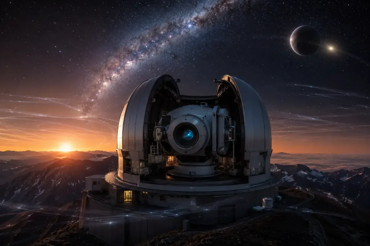 Počeo je najveći lov na tamnu materiju: Može li Opservatorija Rubin pronaći i Planetu Devet?