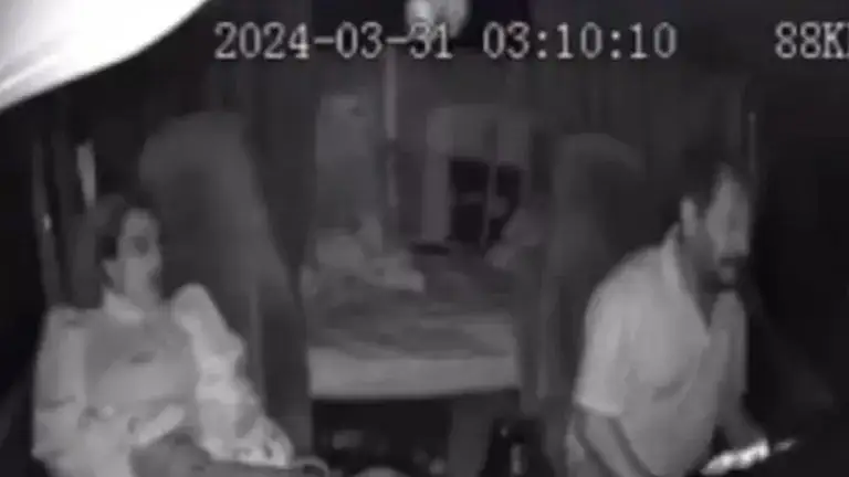 Žena duh snimljena kamerom u kamionu?