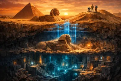 Istraživači navodno pronašli "drugu Sfingu" ispod platoa Gize