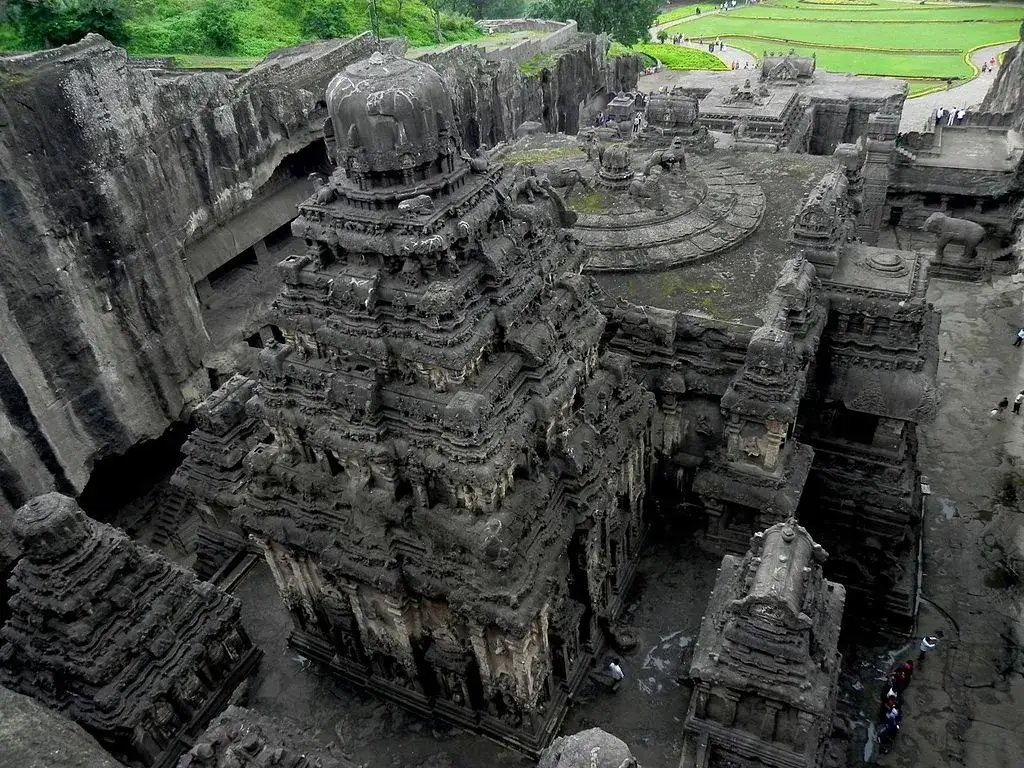 Hram kailasa u kompleksu pecina ellora