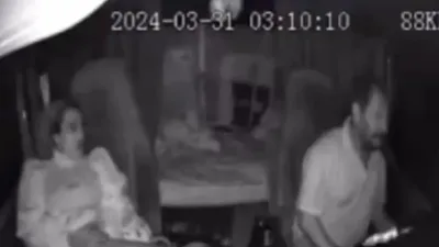 Žena duh snimljena kamerom u kamionu?