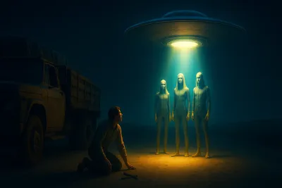 Dionisio Llanca i susret sa plavokosim humanoidnim bićima