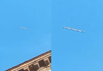 Matični vanzemaljski brod u obliku cigare snimljen iznad Italije?