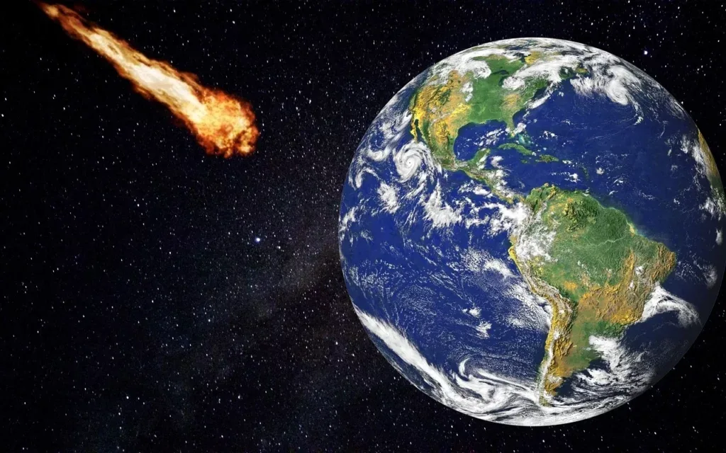 Asteroid koji ide prema zemlji